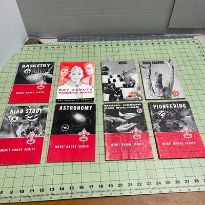 Vintage Boy Scout Merit Badge Book Bundle (7) From the 60’s