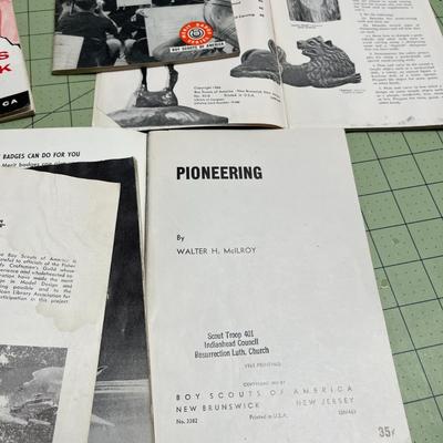 Vintage Boy Scout Merit Badge Book Bundle (7) From the 60’s