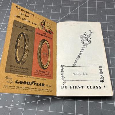Vintage Boy Scout Handbook for Boys (1948)