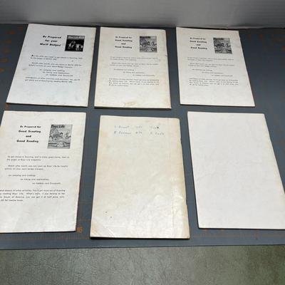 Vintage Boy Scout Merit Badge Book Bundle (8) From the 40’s & 50’s