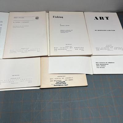 Vintage Boy Scout Merit Badge Book Bundle (8) From the 40’s & 50’s
