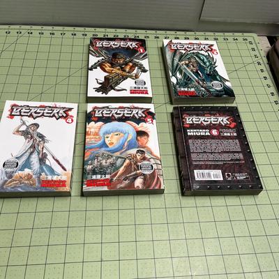 Berserk by Kentaro Miura - Vol 1,3,4,5,6