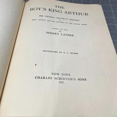 The Boy's King Arthur by Lanier (1936)
