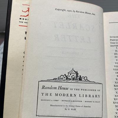 The Scarlet Letter by Nathaniel Hawthorne (1950)