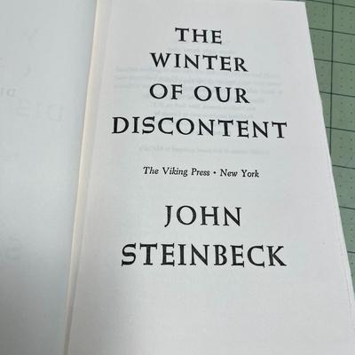 The Winter of Our Discontent by John Steinbeck (1961)