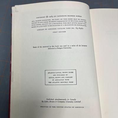 The Temper of a Man by Catherine Drinker Bowen (1963)