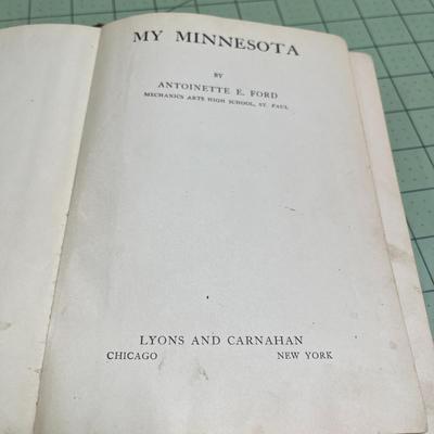 My Minnesota by Antoinette E Ford (1929)