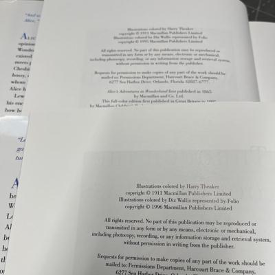 Alice's Adventures in Wonderland & Through The Looking Glass by Lewis Carroll