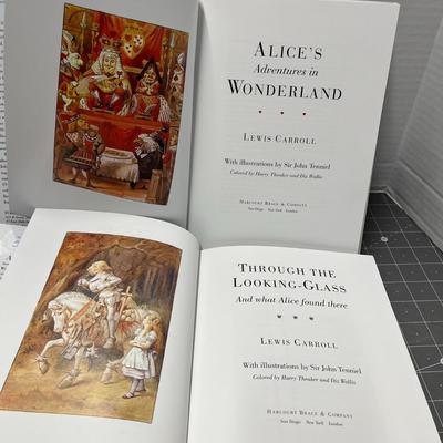 Alice's Adventures in Wonderland & Through The Looking Glass by Lewis Carroll