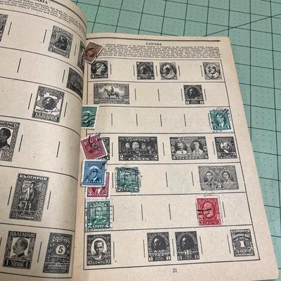Discoverer Album with Postage Stamps