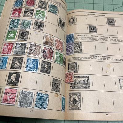 Discoverer Album with Postage Stamps