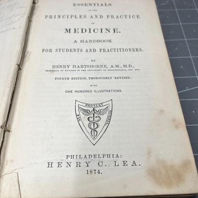 Principles and Practice on Medicine by Hartshorne (1874)