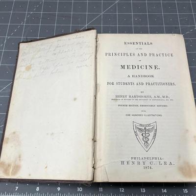 Principles and Practice on Medicine by Hartshorne (1874)