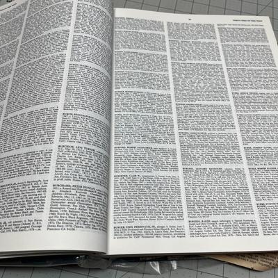 Who's Who in the West