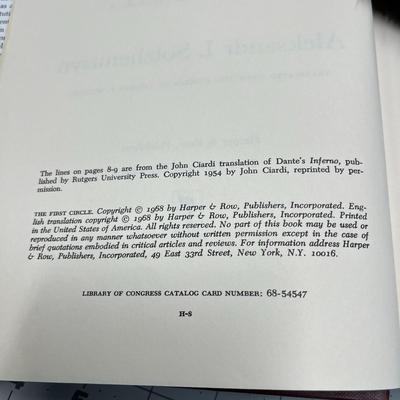 The First Circle by Aleksandr I Solzhenitsyn