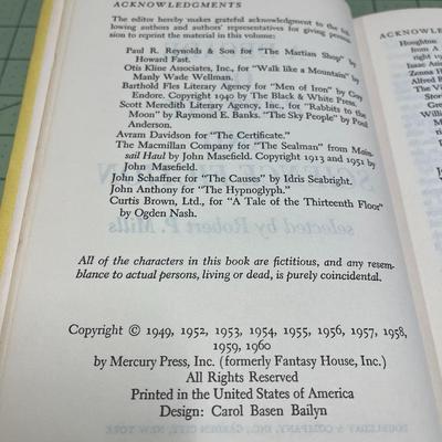 A Decade of Fantasy and Science Fiction by Robert P Mills (1960)