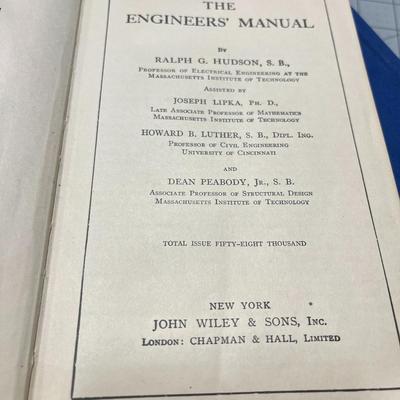 The Engineers' Manual by Hudson (1917)