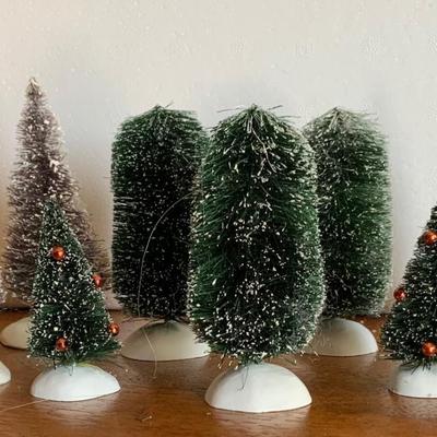 Eight assorted small/medium green bushes