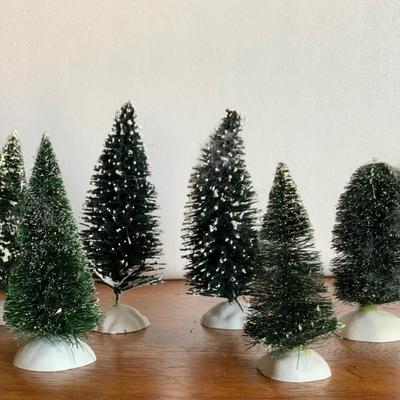 Six miscellaneous small/medium trees