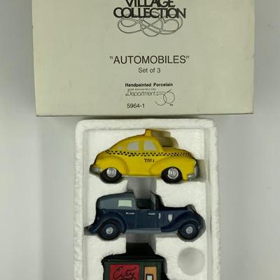 Automobiles. (set of three)