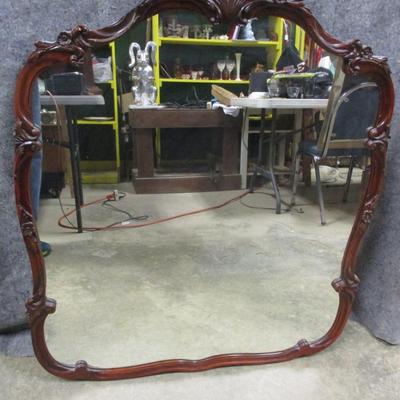 Framed Ornate Mirror