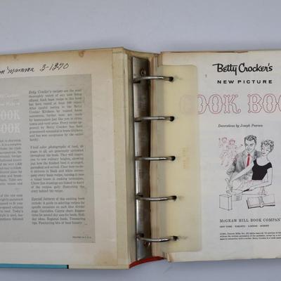 Vintage 1856 Lady's Cook Book,Betty Crocker, Del Monte & The New Pillsbury Family Cookbook (Total of 4)