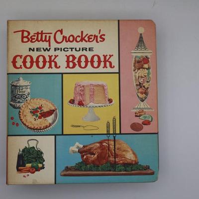 Vintage 1856 Lady's Cook Book,Betty Crocker, Del Monte & The New Pillsbury Family Cookbook (Total of 4)