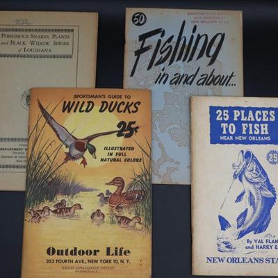 New Orleans Outdoor Books/Pamphlets (4)