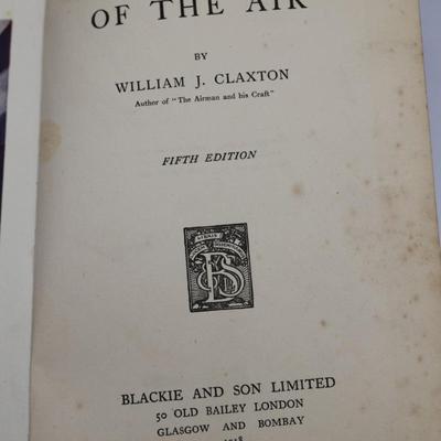 The Mastry of The Air & The Aeroplane Past Present and Future Books
