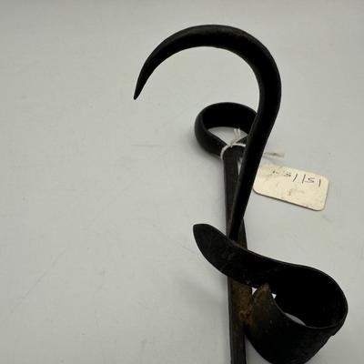 18th Century Miners Candle Holder.