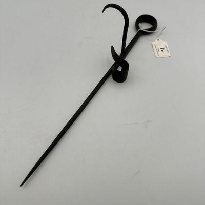 18th Century Miners Candle Holder.