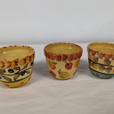 Hand Painted Made In Italy Bowls