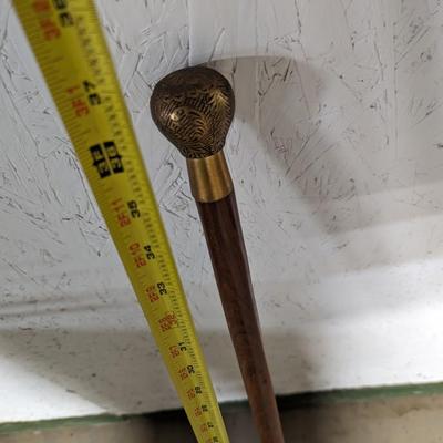 Brass Handled Walking Stick