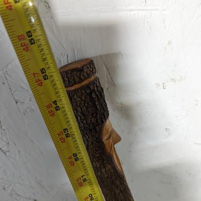 Wood Spirit Face Carved Walking Stick