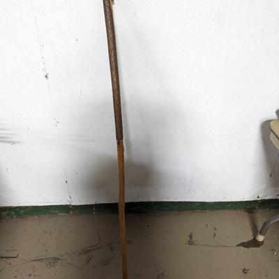 Wood Spirit Face Carved Walking Stick