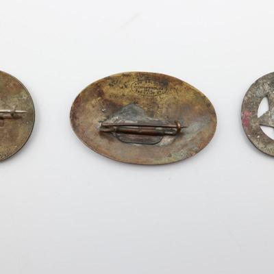 Vintage New Orleans Badges - Dated 1934 & 1954 (3)