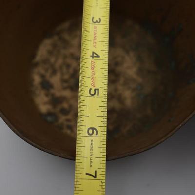Vintage Heavy Brass Saucepans (2)