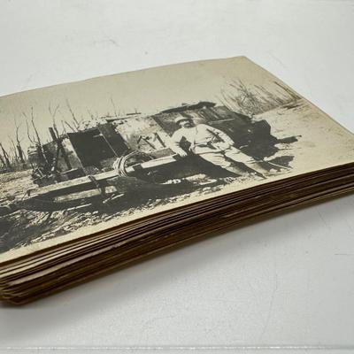 Photographs of WWI w/ Detailed Descriptions (34 Total)
