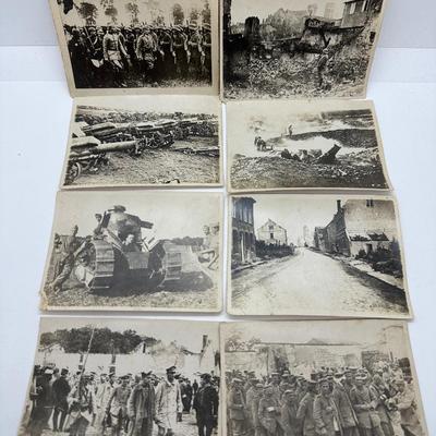 Photographs of WWI w/ Detailed Descriptions (34 Total)