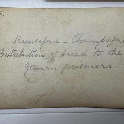 Photographs of WWI w/ Detailed Descriptions (34 Total)