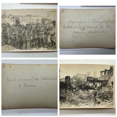 Photographs of WWI w/ Detailed Descriptions (34 Total)