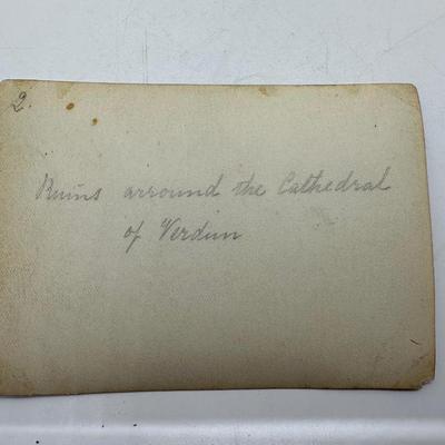 Photographs of WWI w/ Detailed Descriptions (34 Total)