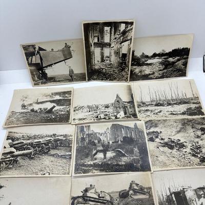 Photographs of WWI w/ Detailed Descriptions (34 Total)