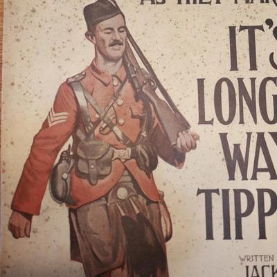 1914 Sheet Music of Three Songs & Beautiful Covers