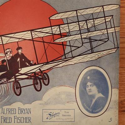 1914 Sheet Music of Three Songs & Beautiful Covers