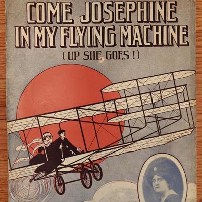 1914 Sheet Music of Three Songs & Beautiful Covers