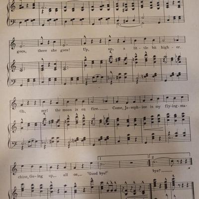 1914 Sheet Music of Three Songs & Beautiful Covers
