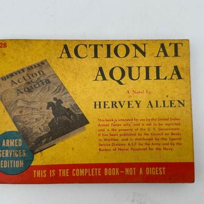 Action At Aquila - Armed Services Edition