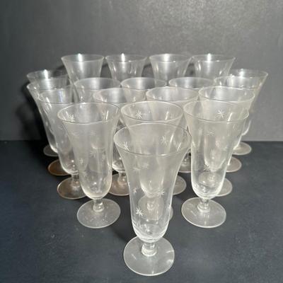 LOT 7L: Large Collection Of Etched Glass