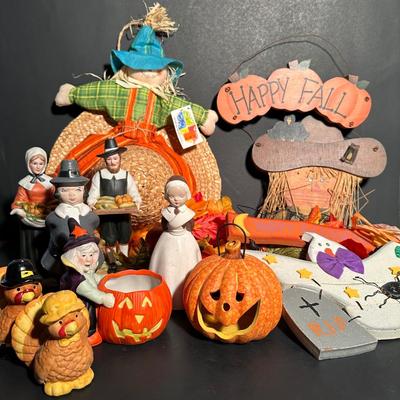 LOT 10L: Fall/Halloween Themed Decor